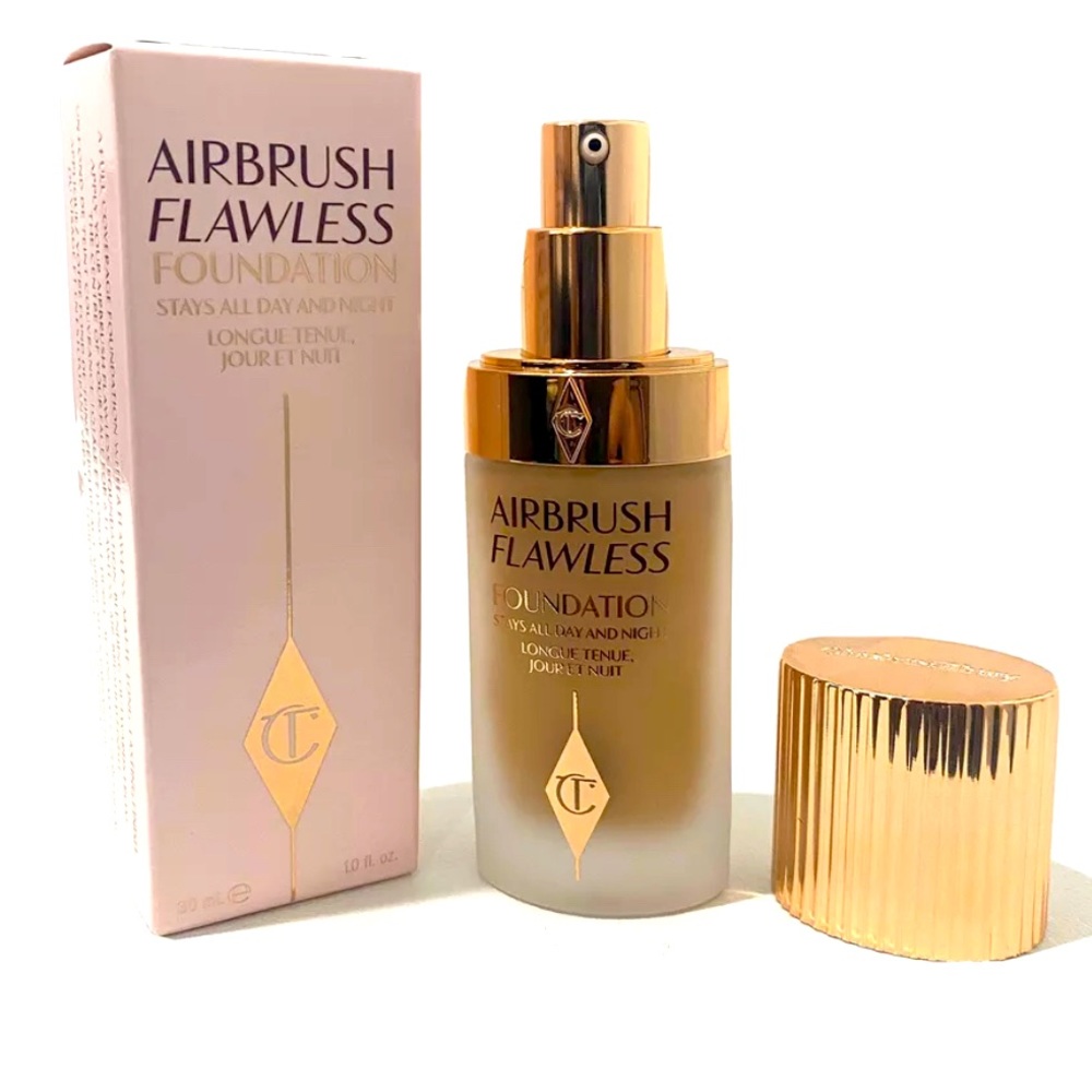 CHARLOTTE TILBURY AIRBRUSH FLAWLESS FOUNDATION ~ 11 WARM/CHAUD ~ FULL Size